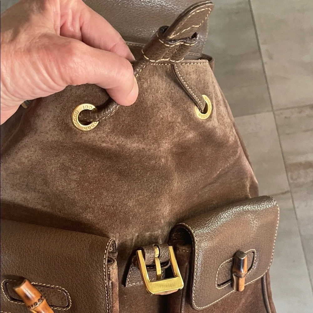 Gucci Bamboo Handle Rucksack - Picture 2 of 16